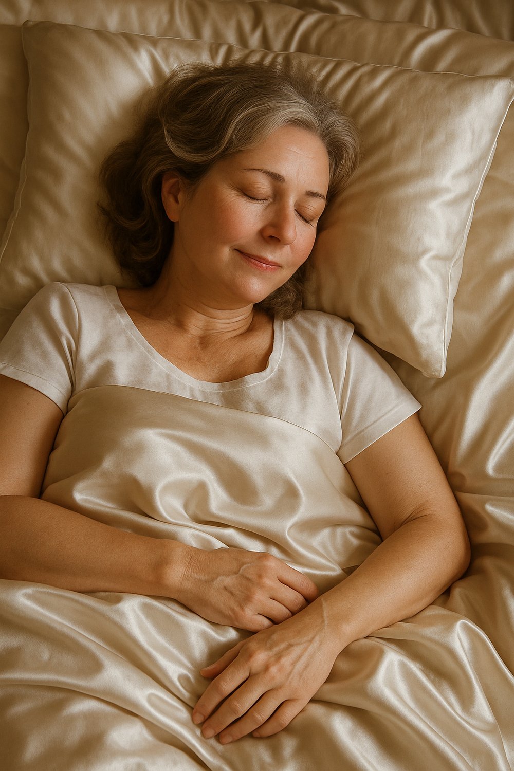 Woman sleeping peacefully because she just picked a time, called, and put a nice little plan together Woman sleeping peacefully because she just picked a time, called, and put a nice little plan together